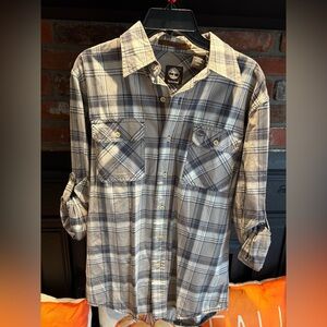 Men's Plaid Shirt in Gray by Timberland